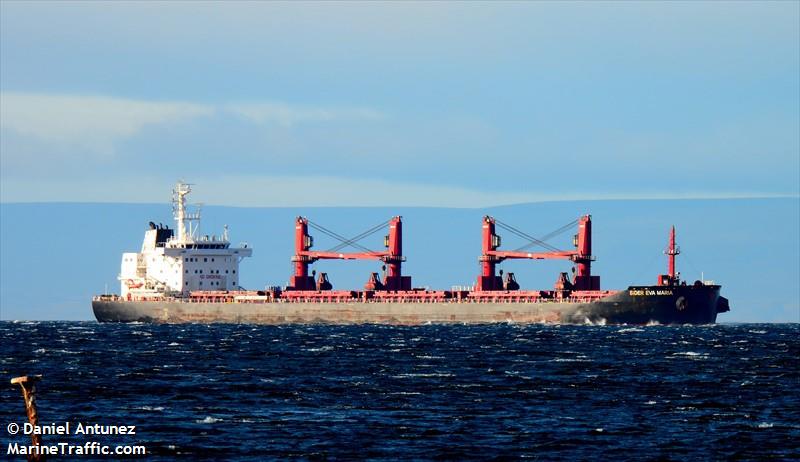 sider eva maria (Bulk Carrier) - IMO 9657868, MMSI 538009947, Call Sign V7A5377 under the flag of Marshall Islands