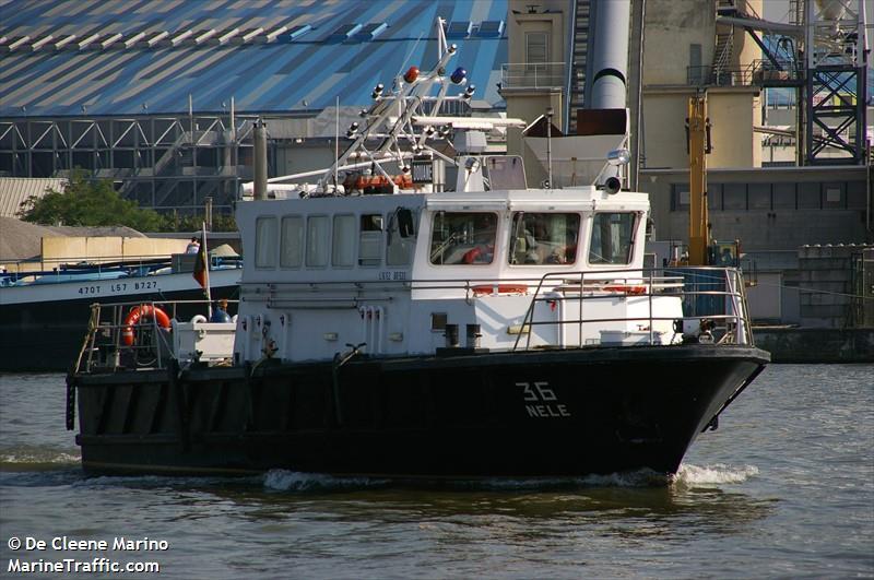mrb36 nele (Unknown) - IMO , MMSI 205354490, Call Sign OT3544 under the flag of Belgium