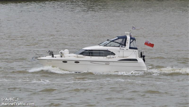 ginista (Pleasure craft) - IMO , MMSI 232040554, Call Sign MKXN9 under the flag of United Kingdom (UK)