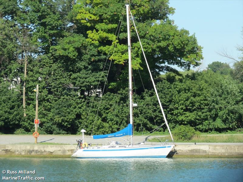 cosmic dancer v (Sailing vessel) - IMO , MMSI 235040642, Call Sign MPXY9 under the flag of United Kingdom (UK)