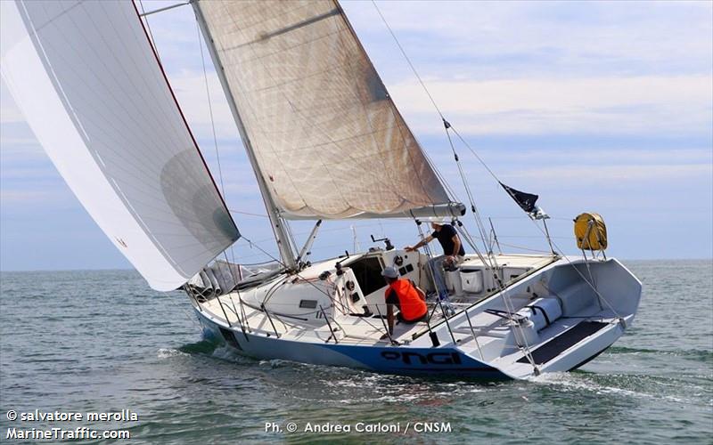 angi (Sailing vessel) - IMO , MMSI 247086660, Call Sign IP6731 under the flag of Italy