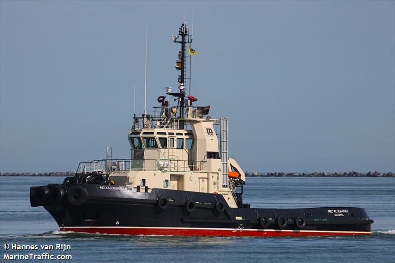 med aldebaran (Tug) - IMO 9740392, MMSI 255802290, Call Sign CQOO under the flag of Madeira