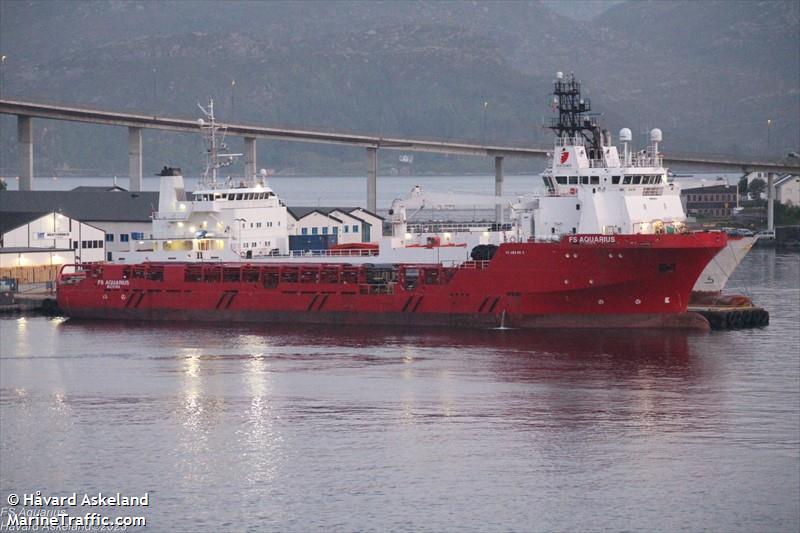 fs aquarius (Offshore Tug/Supply Ship) - IMO 9557666, MMSI 255806486, Call Sign CQEU3 under the flag of Madeira
