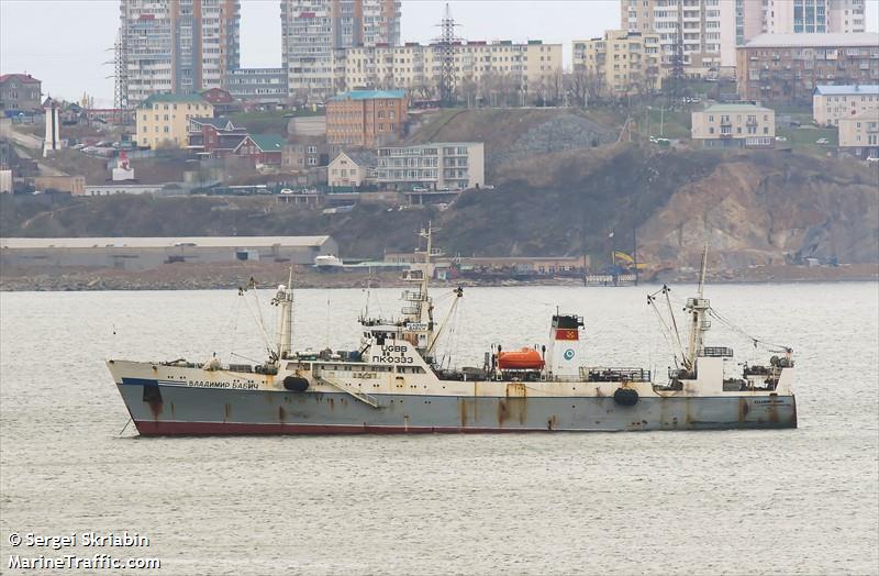 vladimir babich (Fish Factory Ship) - IMO 8721210, MMSI 273842020, Call Sign UGBB under the flag of Russia