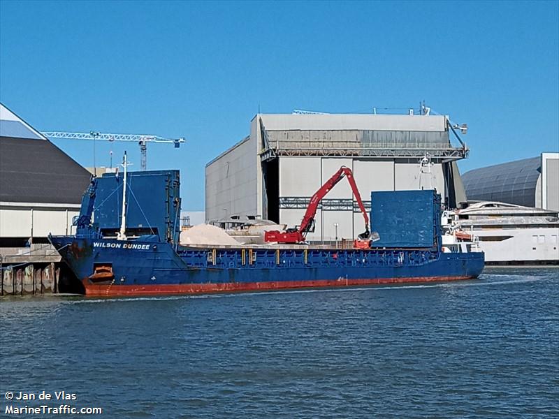 wilson dundee (General Cargo Ship) - IMO 9390159, MMSI 314635000, Call Sign 8PBL2 under the flag of Barbados