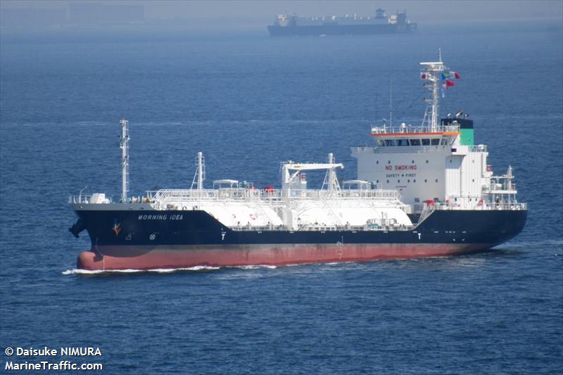 morning idea (LPG Tanker) - IMO 9926283, MMSI 352001272, Call Sign 3E4019 under the flag of Panama