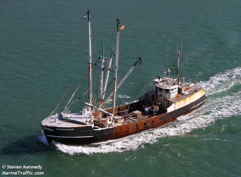 patience (Fishing vessel) - IMO , MMSI 367335510, Call Sign WDE3199 under the flag of United States (USA)
