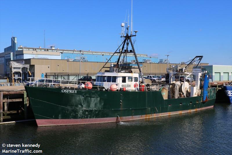 fv osprey (Fishing vessel) - IMO , MMSI 367341030, Call Sign WCY3500 under the flag of United States (USA)