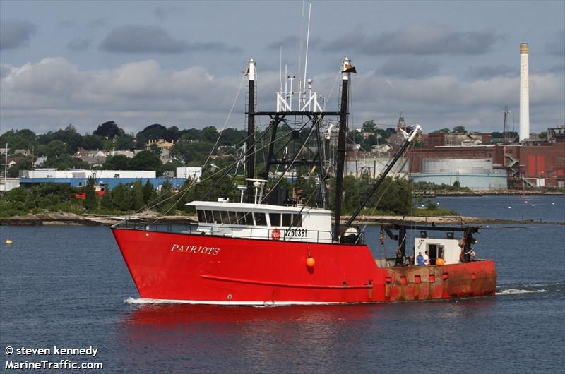 fv patriots (Fishing vessel) - IMO , MMSI 367641070, Call Sign WDH6728 under the flag of United States (USA)