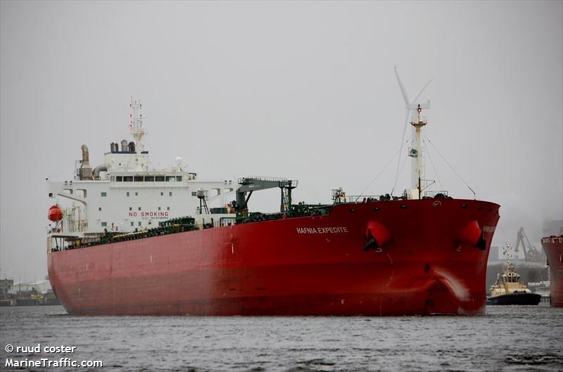 hafnia expedite (Crude Oil Tanker) - IMO 9735593, MMSI 563153700, Call Sign 9V7887 under the flag of Singapore