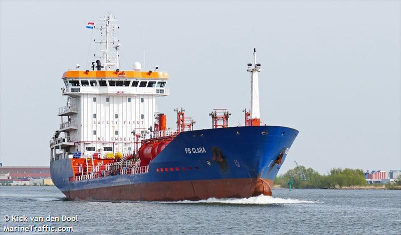 fs clara (Chemical/Oil Products Tanker) - IMO 9291602, MMSI 232042070, Call Sign MLOA2 under the flag of United Kingdom (UK)