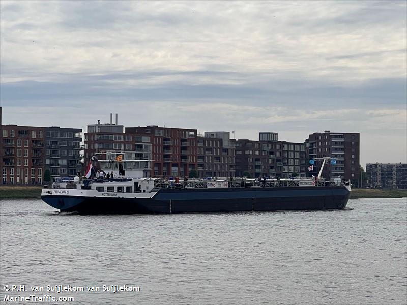 trivento (Tanker) - IMO , MMSI 244394136, Call Sign PO7518 under the flag of Netherlands