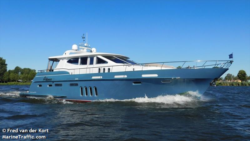 adonis (Pleasure craft) - IMO , MMSI 244830374, Call Sign PI2191 under the flag of Netherlands