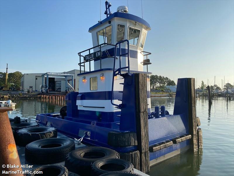 tallie em (Towing vessel) - IMO , MMSI 338440968, Call Sign TALLIE under the flag of USA
