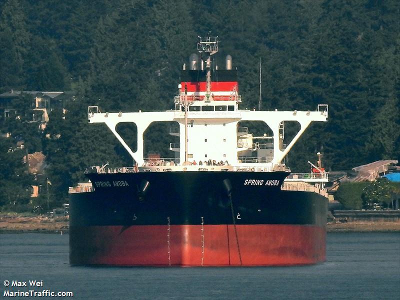 spring awoba (Bulk Carrier) - IMO 9925992, MMSI 352001247, Call Sign 3E3996 under the flag of Panama