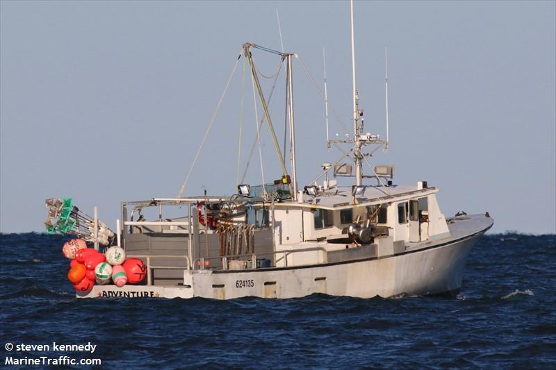 adventure (Fishing vessel) - IMO , MMSI 368033050, Call Sign WDK2172 under the flag of United States (USA)
