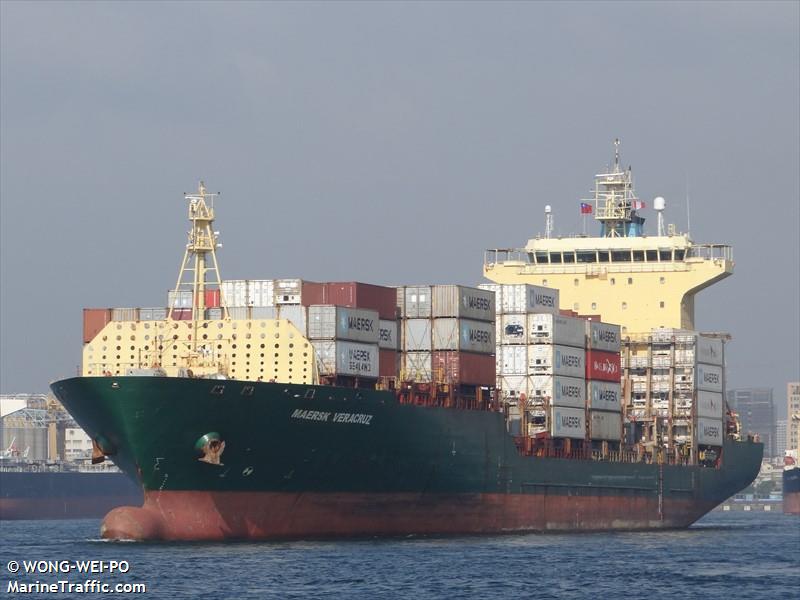 maersk veracruz (Container Ship) - IMO 9436173, MMSI 563158900, Call Sign 9V8085 under the flag of Singapore