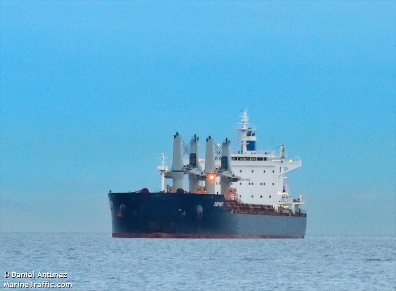 osprey (Bulk Carrier) - IMO 9700859, MMSI 210930000, Call Sign 5BAY4 under the flag of Cyprus