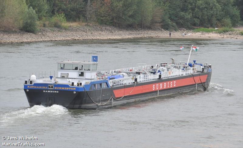 katharina burmester (Tanker) - IMO , MMSI 211252860, Call Sign DD5399 under the flag of Germany