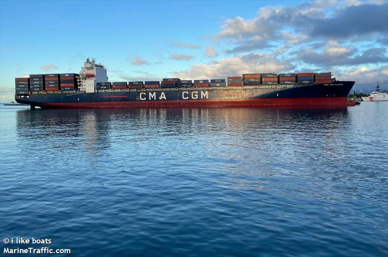 cma cgm florida (Container Ship) - IMO 9348704, MMSI 215189000, Call Sign 9HA5005 under the flag of Malta