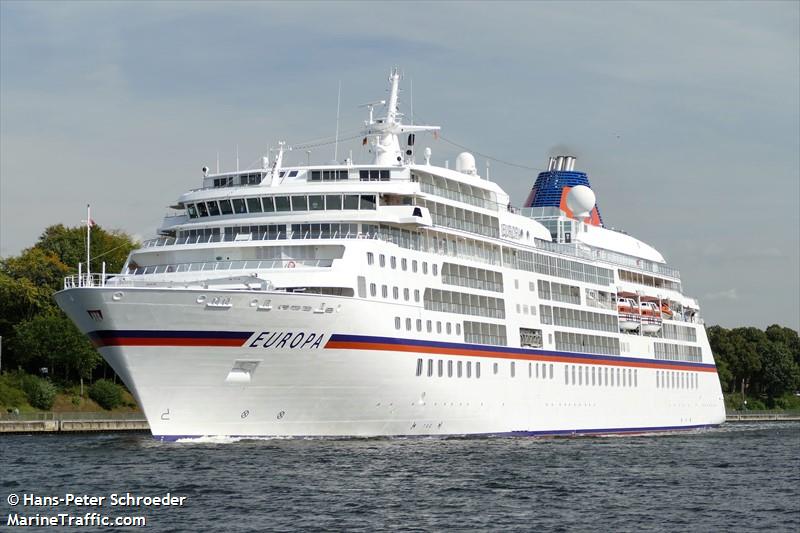 europa (Passenger (Cruise) Ship) - IMO 9183855, MMSI 215767000, Call Sign 9HA5275 under the flag of Malta