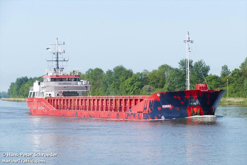 henrike (General Cargo Ship) - IMO 9218222, MMSI 218858000, Call Sign DMLS under the flag of Germany