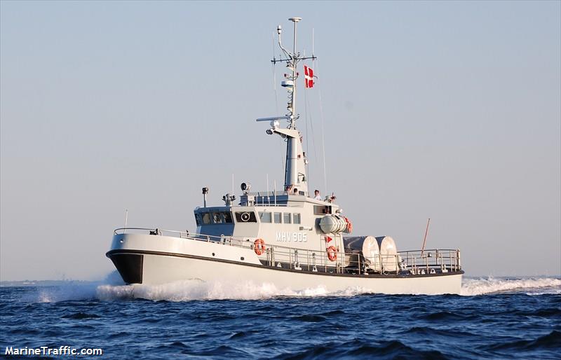 mhv 905 askoe (Military ops) - IMO , MMSI 219000159, Call Sign OVLE under the flag of Denmark