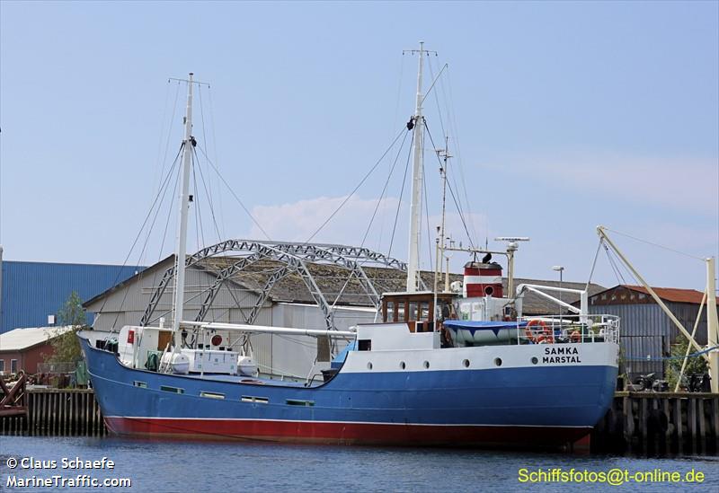 samka (General Cargo Ship) - IMO 5308794, MMSI 219001218, Call Sign OXWI under the flag of Denmark