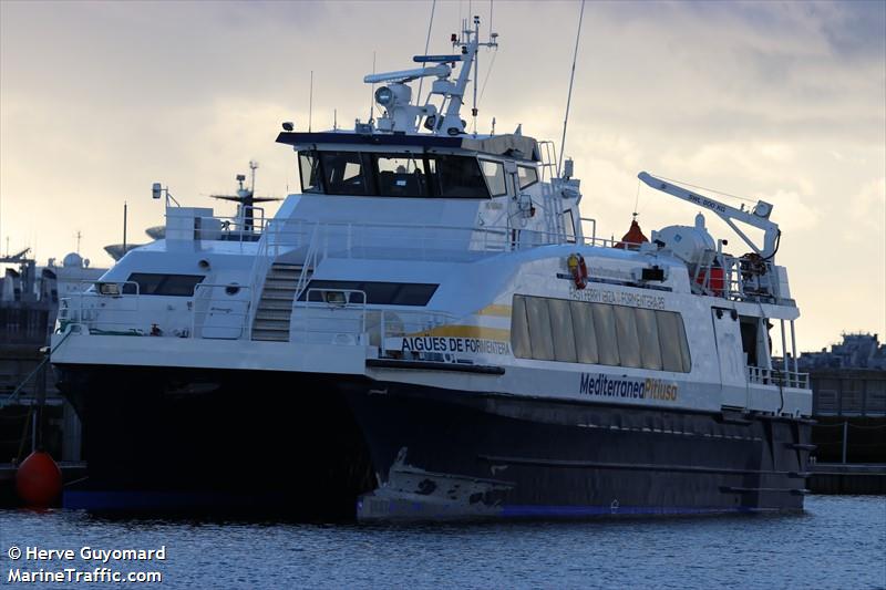 aigues de formentera (Passenger Ship) - IMO 9264489, MMSI 225988601, Call Sign EAYZ under the flag of Spain