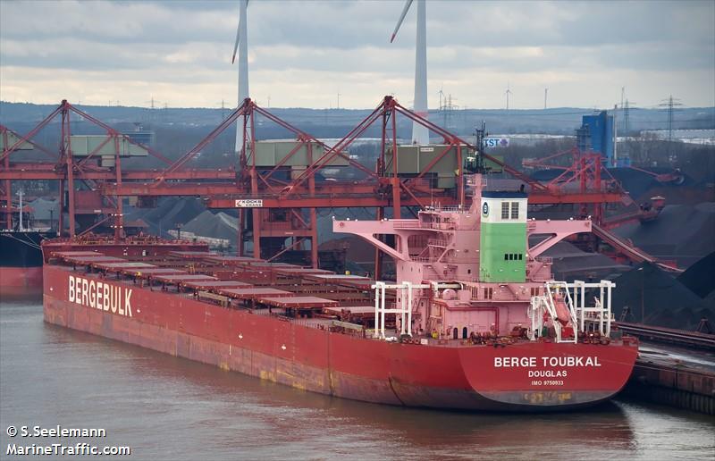 berge toubkal (Bulk Carrier) - IMO 9750933, MMSI 232007360, Call Sign MAVT5 under the flag of United Kingdom (UK)