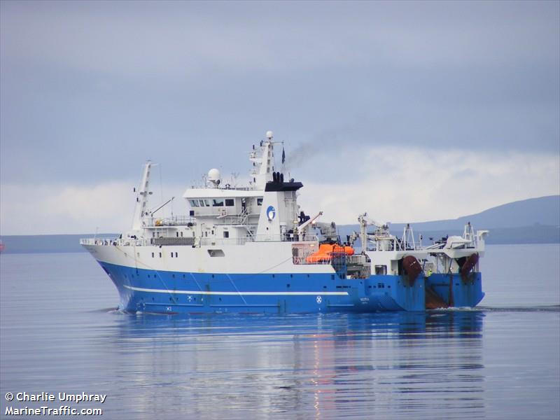 scotia (Fishing Support Vessel) - IMO 9144249, MMSI 234973000, Call Sign MXHR6 under the flag of United Kingdom (UK)