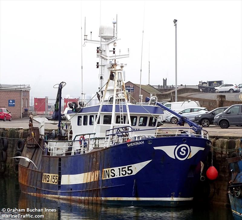 shekinah ins155 (Fishing vessel) - IMO , MMSI 235003460, Call Sign VSPA4 under the flag of United Kingdom (UK)