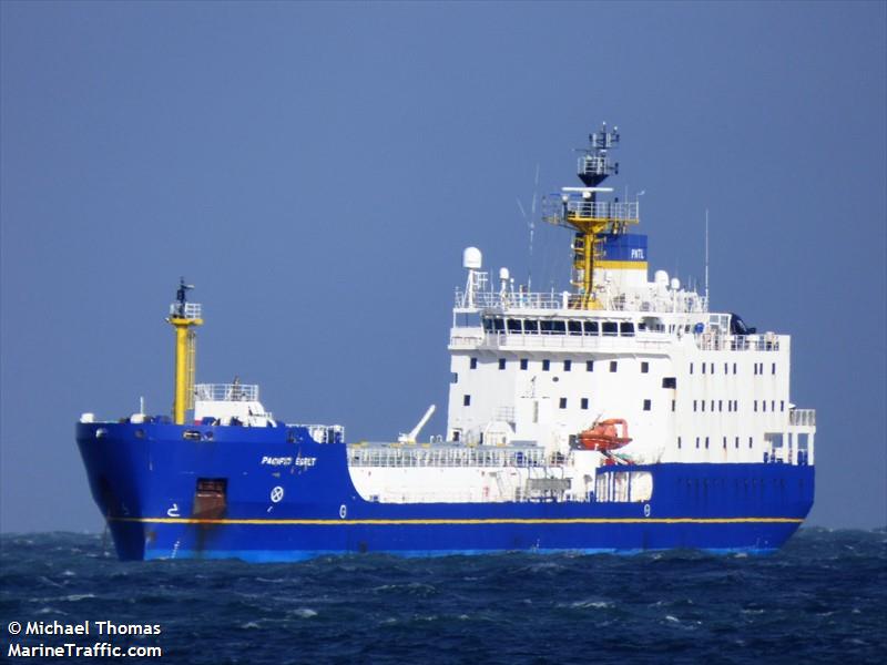 pacific egret (Nuclear Fuel Carrier) - IMO 9464871, MMSI 235076846, Call Sign 2CYF9 under the flag of United Kingdom (UK)