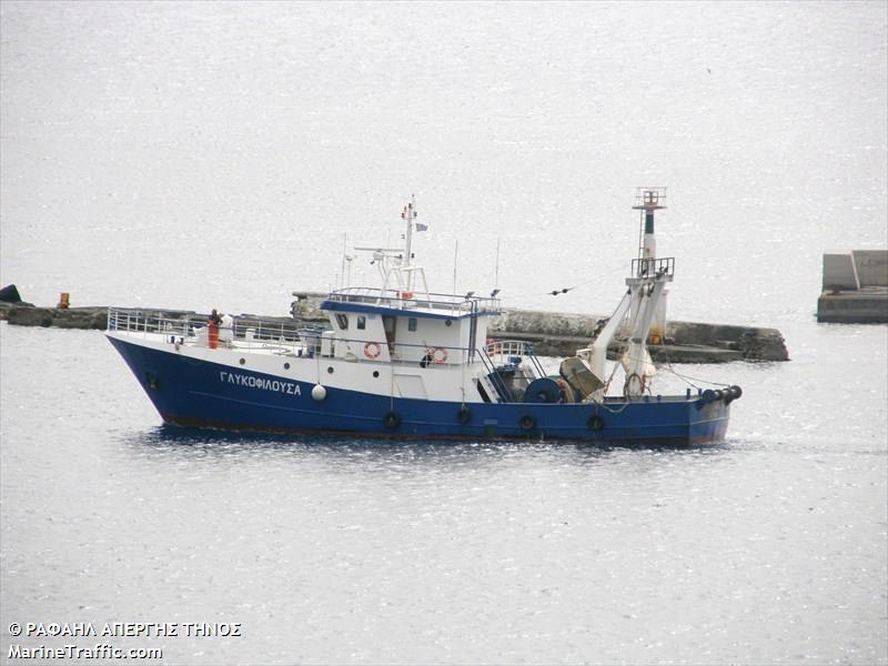 glykofilousa (Fishing vessel) - IMO 8788830, MMSI 241063000, Call Sign SVA4543 under the flag of Greece