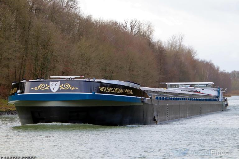 wilhelmina arina (Cargo ship) - IMO , MMSI 244650577, Call Sign PG4517 under the flag of Netherlands