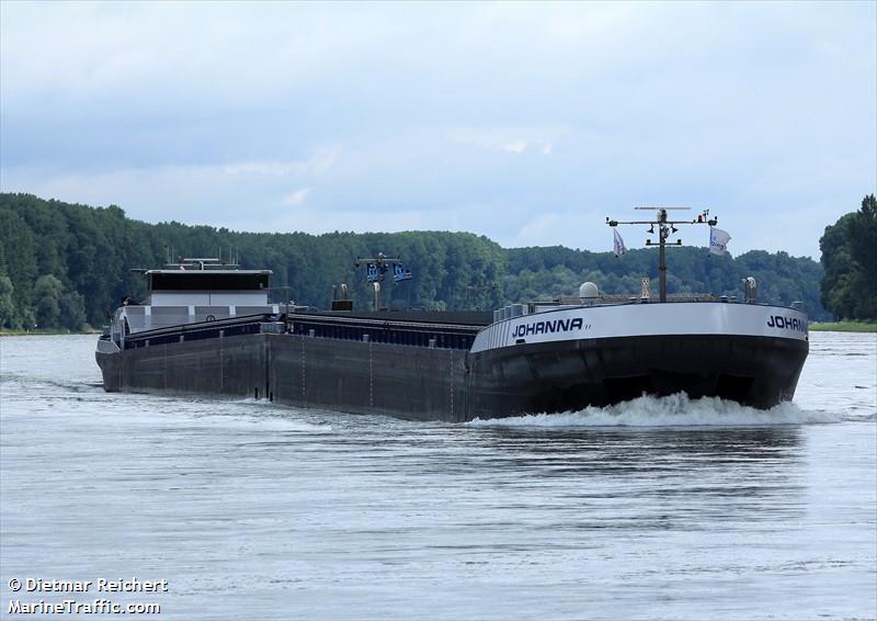 johanna (Cargo ship) - IMO , MMSI 244690797, Call Sign PC5127 under the flag of Netherlands