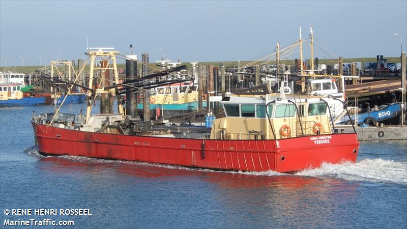 ye110 anna christin (Fishing vessel) - IMO , MMSI 244740629, Call Sign PH5780 under the flag of Netherlands