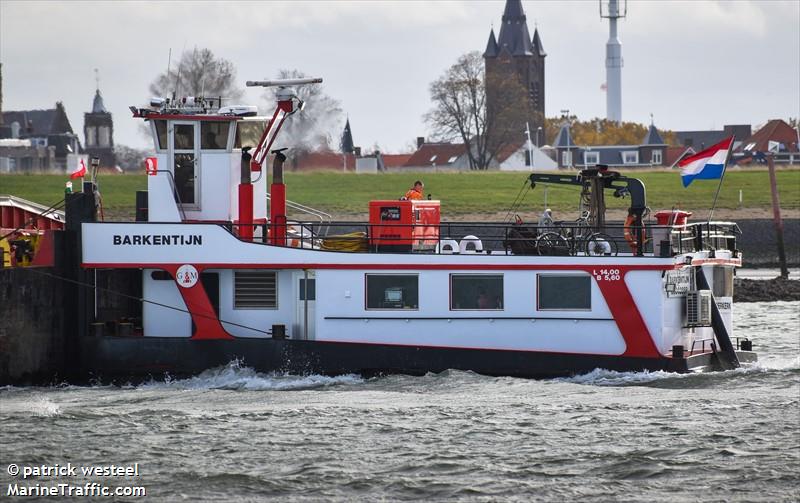 barkentijn (Cargo ship) - IMO , MMSI 244830622, Call Sign PI7608 under the flag of Netherlands