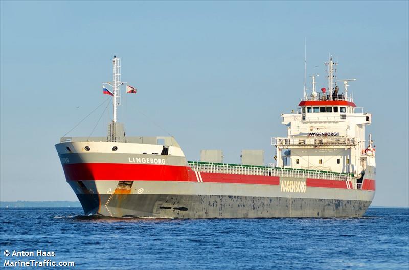 lingeborg (General Cargo Ship) - IMO 9399399, MMSI 245046000, Call Sign PHMK under the flag of Netherlands