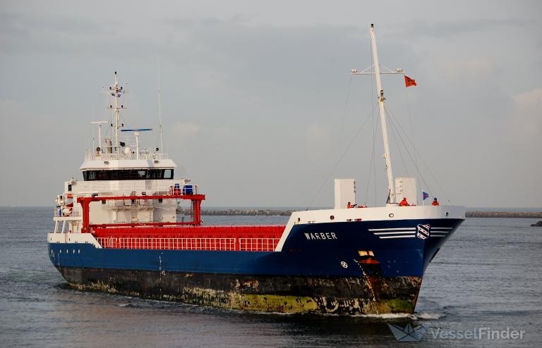 warber (General Cargo Ship) - IMO 9467201, MMSI 245241000, Call Sign PILF under the flag of Netherlands