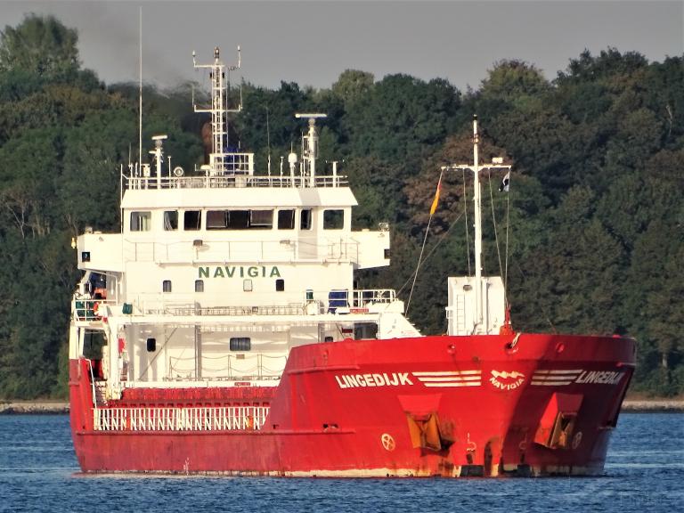 lingedijk (General Cargo Ship) - IMO 9515010, MMSI 245947000, Call Sign PCGG under the flag of Netherlands