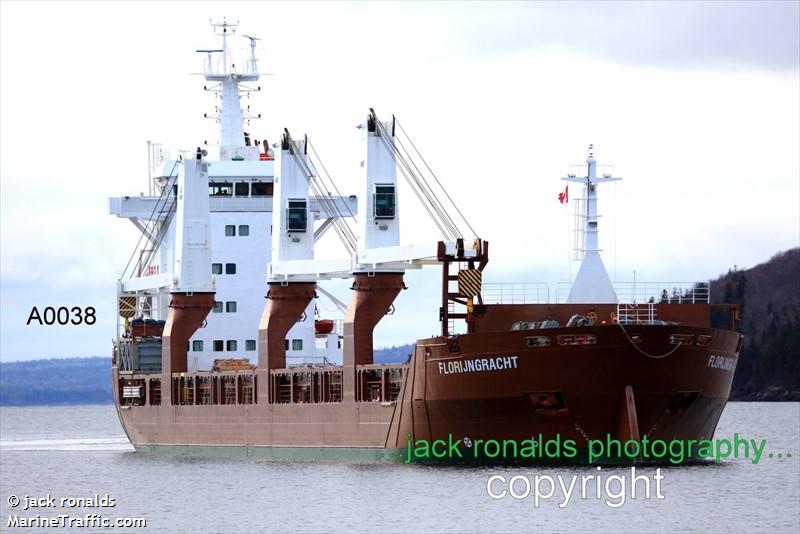 florijngracht (General Cargo Ship) - IMO 9428413, MMSI 246592000, Call Sign PBSU under the flag of Netherlands