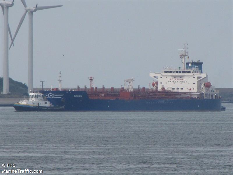 dominia (Chemical/Oil Products Tanker) - IMO 9376854, MMSI 247273400, Call Sign ICFW under the flag of Italy