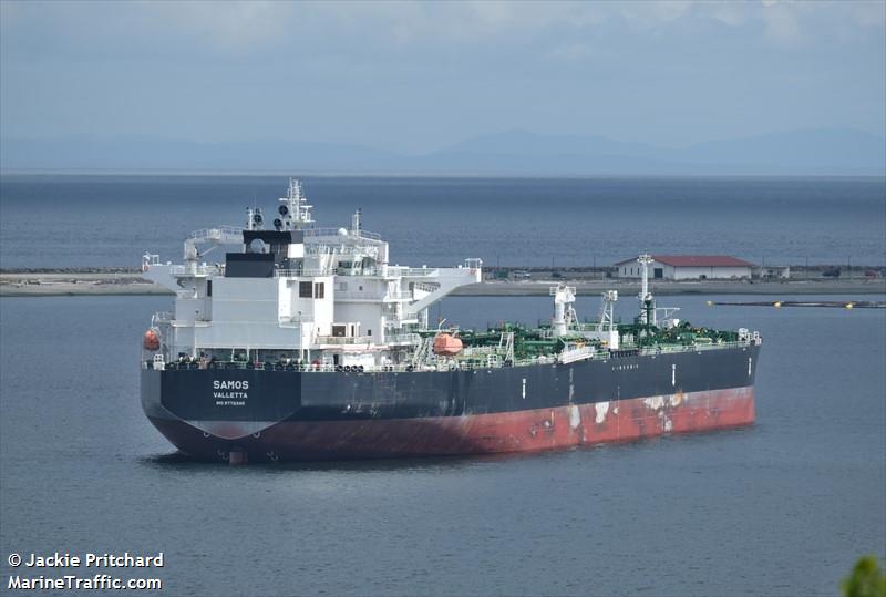 samos (Crude Oil Tanker) - IMO 9772345, MMSI 248113000, Call Sign 9HA4522 under the flag of Malta