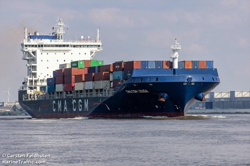 cma cgm louga (Container Ship) - IMO 9745550, MMSI 248655000, Call Sign 9HA4747 under the flag of Malta