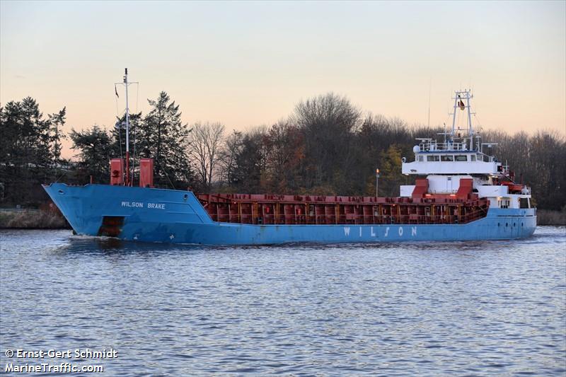 wilson brake (General Cargo Ship) - IMO 9150511, MMSI 249879000, Call Sign 9HJI5 under the flag of Malta