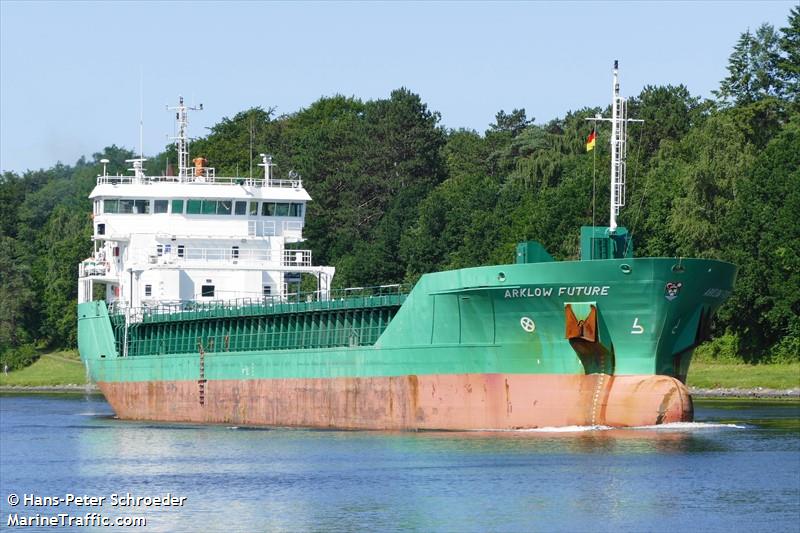 arklow future (General Cargo Ship) - IMO 9361768, MMSI 250001594, Call Sign EIGD5 under the flag of Ireland