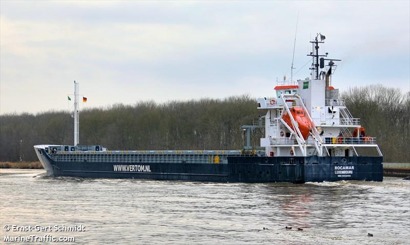 rocamar (General Cargo Ship) - IMO 9552056, MMSI 253383000, Call Sign LXRQ under the flag of Luxembourg