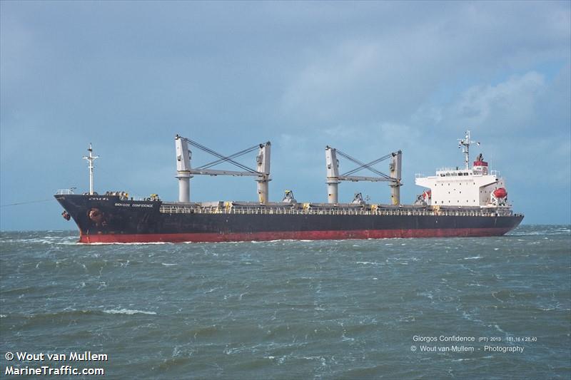 giorgos confidence (General Cargo Ship) - IMO 9652519, MMSI 255806106, Call Sign CQIY8 under the flag of Madeira