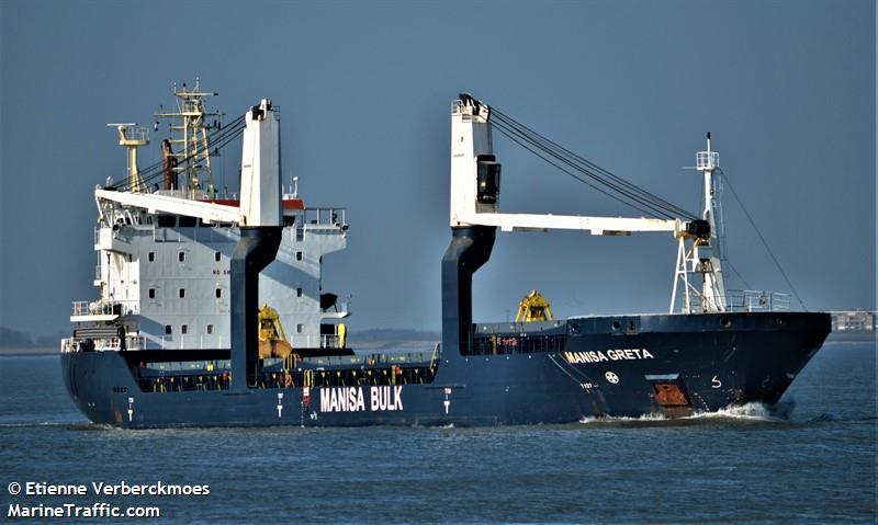 manisa greta (General Cargo Ship) - IMO 9391024, MMSI 255806248, Call Sign CQAQ6 under the flag of Madeira